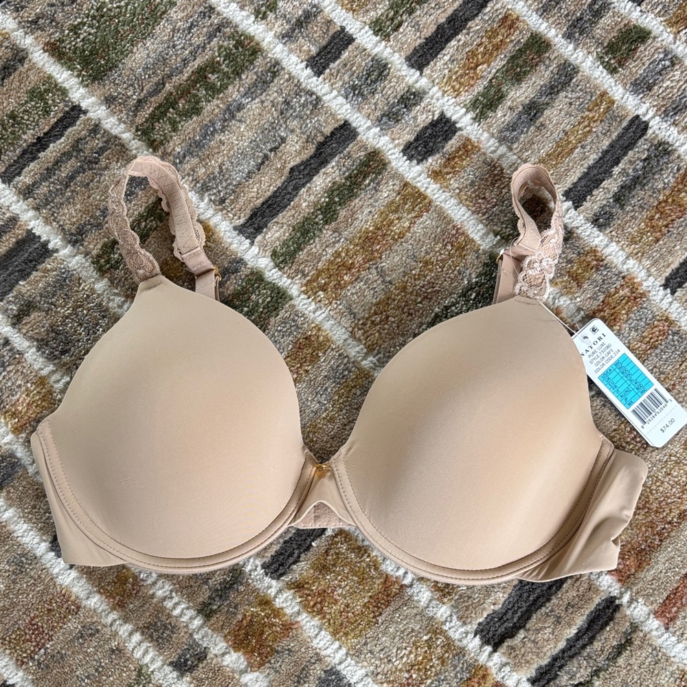 NWT Natori Pure Luxe Underwire Bra In Cafe Size 36C